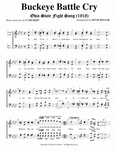 Buckeye Battle Cry (OSU Fight Song) (arr. Kevin Keller)