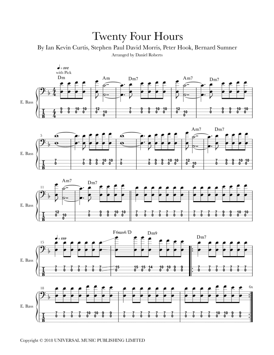 24 Hours (arr. Daniel Roberts)