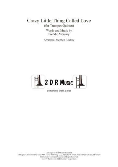 Crazy Little Thing Called Love (arr. Stephen Rockey)