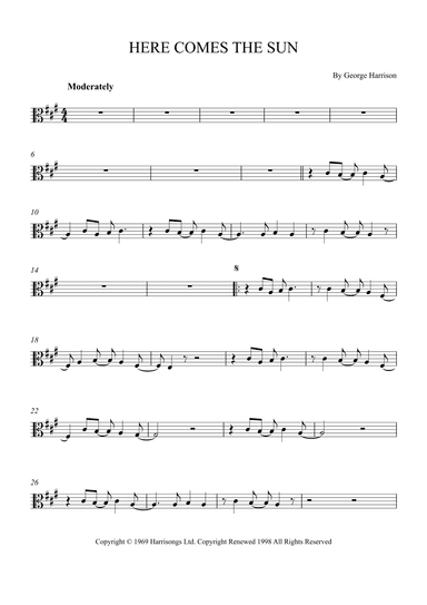 Here Comes The Sun (arr. Alex Nunes Rodrigues)