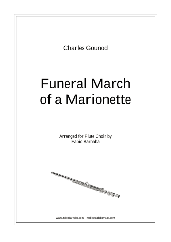 Funeral March of a Marionette - for Flute Choir (arr. Fabio Barnaba)