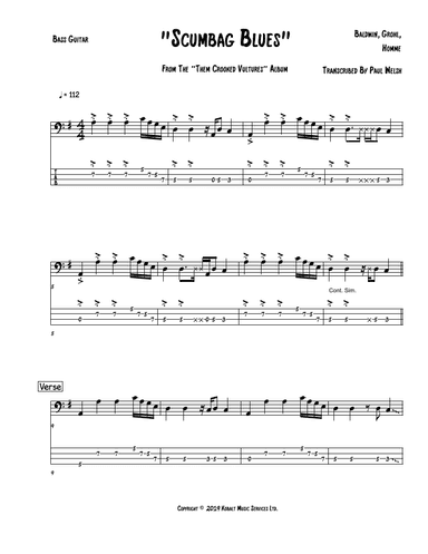 Scumbag Blues (arr. Accubass)