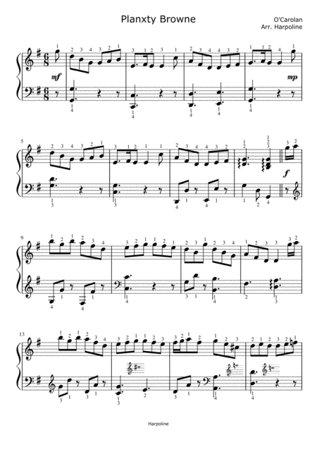 Planxty Browne (arr. Harpoline)