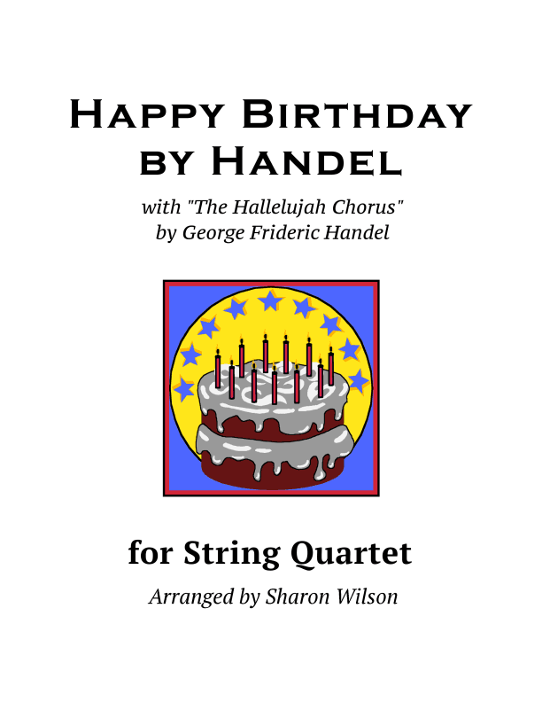 Happy Birthday by Handel (for String Quartet) (arr. Sharon Wilson)