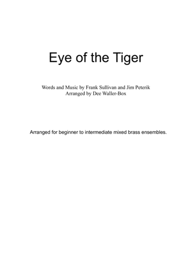 Eye Of The Tiger (arr. Deirdre Waller-Box)