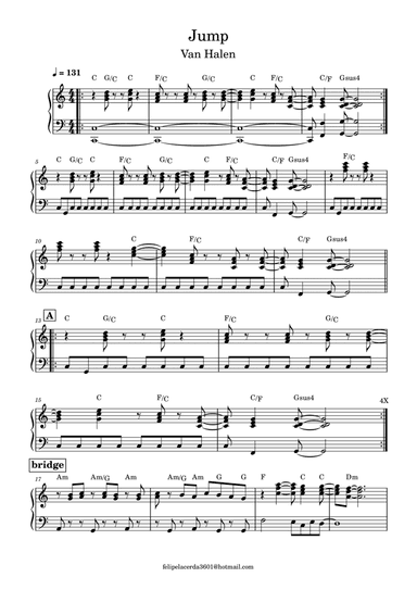 Jump (arr. Felipe Lacerda)