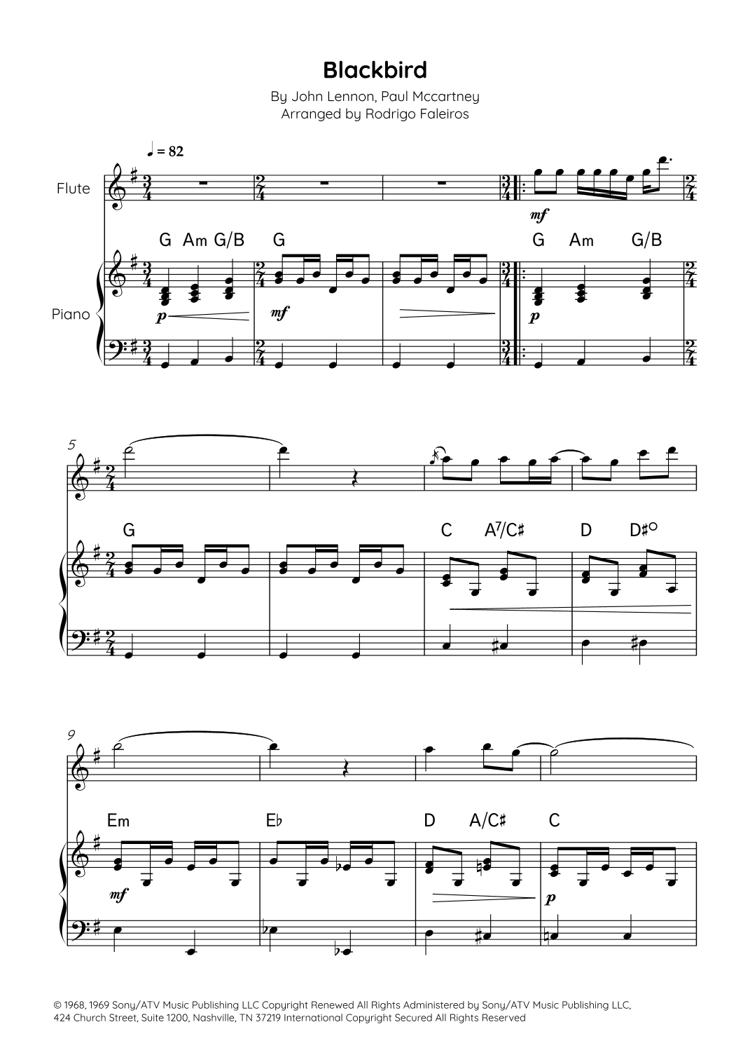 Blackbird (arr. Rodrigo Faleiros)