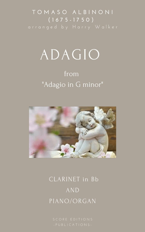 Adagio - Albinoni (for Clarinet in Bb and Piano/Organ) (arr. Harry Walker)