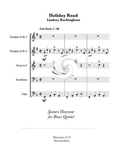 Holiday Road (arr. James Haynor)