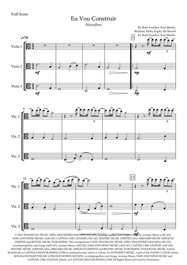 Build My Life (arr. Fabio Britto)
