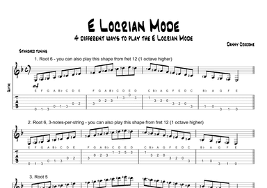 E Locrian Mode (4 Ways to Play)