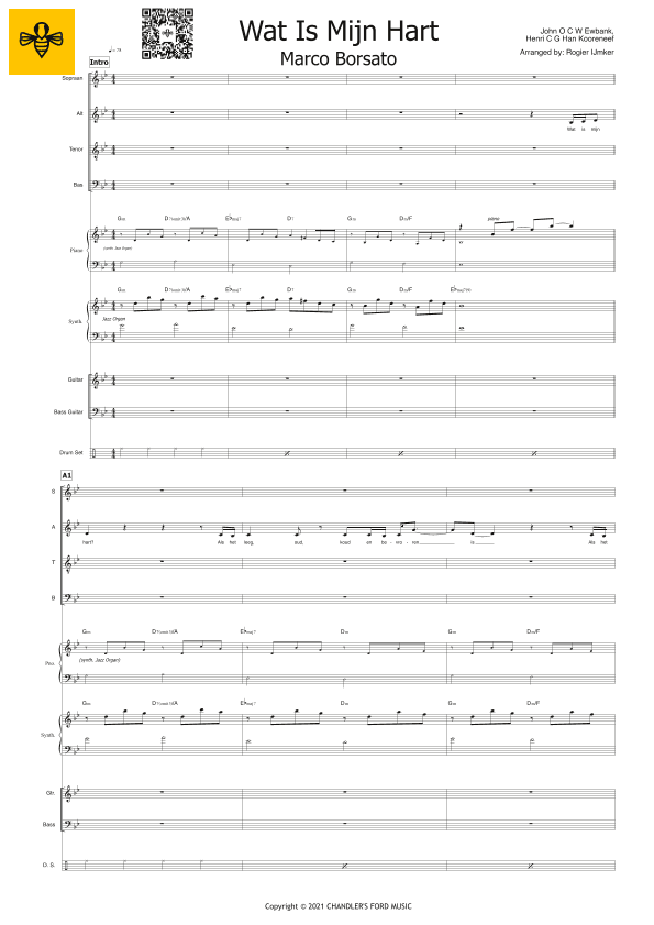 Wat Is Mijn Hart (arr. Rogier Ijmker)
