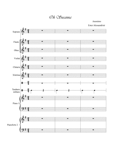 Oh Susanna (arr. Ester Alessandrini)