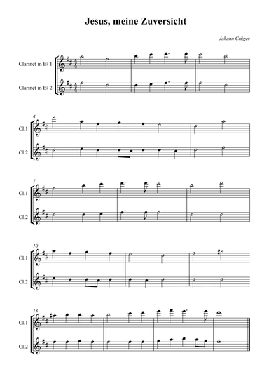 Jesus, meine Zuversicht (arr. Wesley S. SIlva)