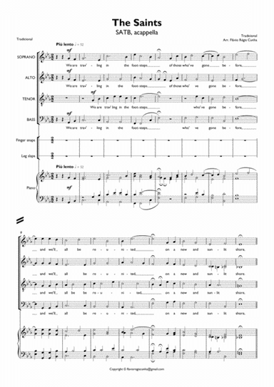 When the Saints Go Marching In (arr. Flávio Régis Cunha)