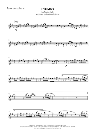 This Love (arr. Rodrigo Faleiros)