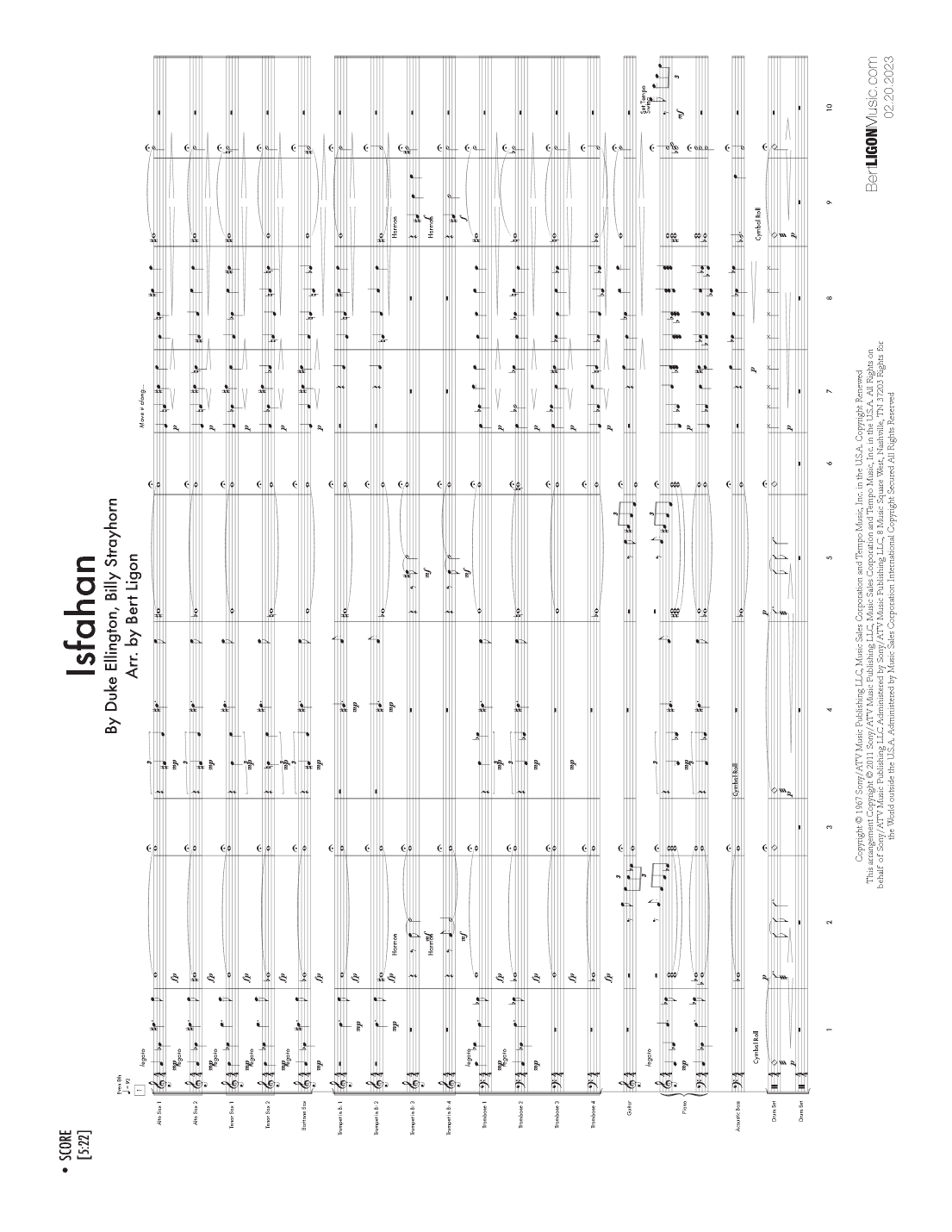 Isfahan (arr. Bert Ligon [BertLigonMusic.com])