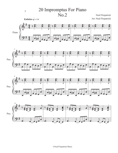 Impromptu No.2 For Piano