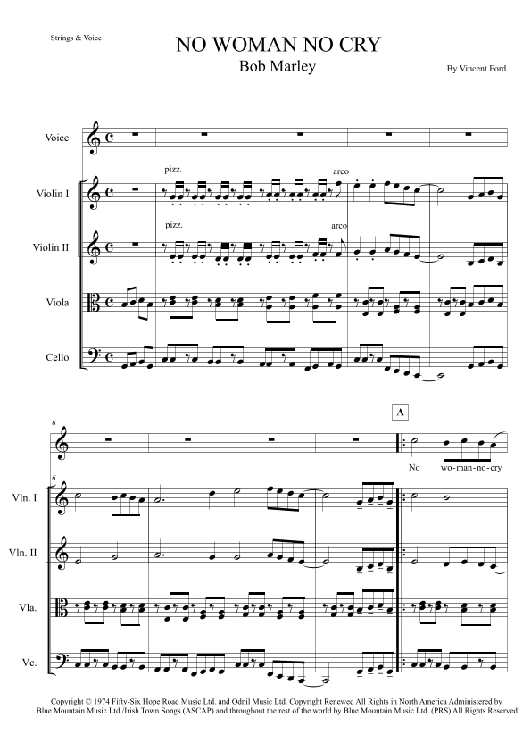 No Woman No Cry (arr. Leo Silva)