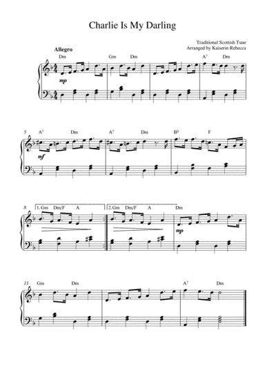 Charlie Is My Darling (arr. Kaiserin Rebecca)