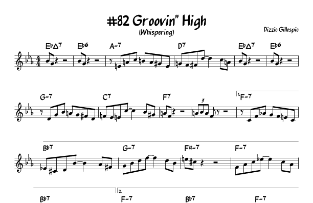 Groovin' High (arr. John Fries)