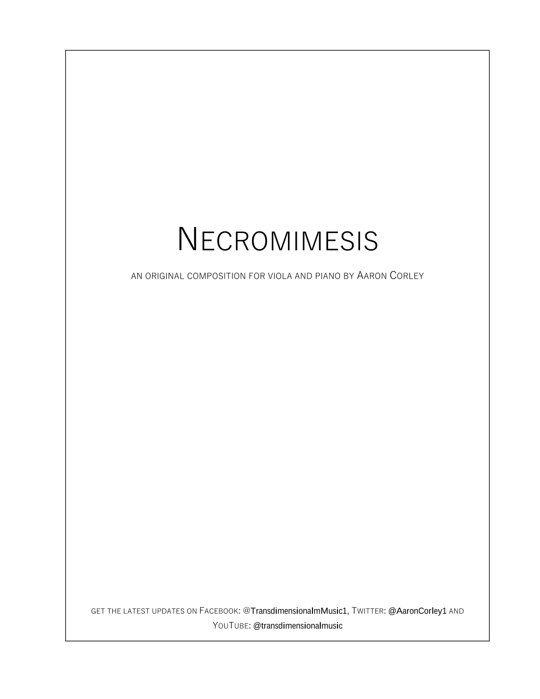 Necromimesis