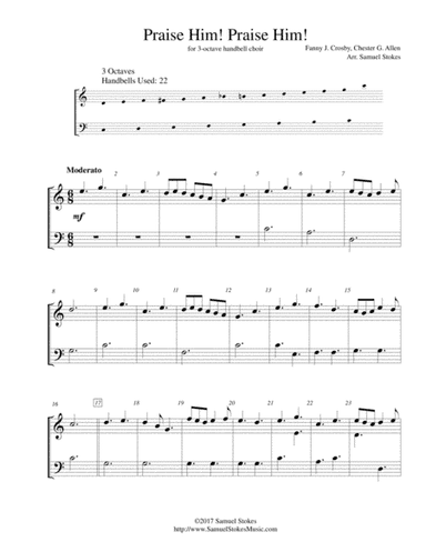 Praise Him! Praise Him! - for 3-octave handbell choir (arr. Samuel Stokes)