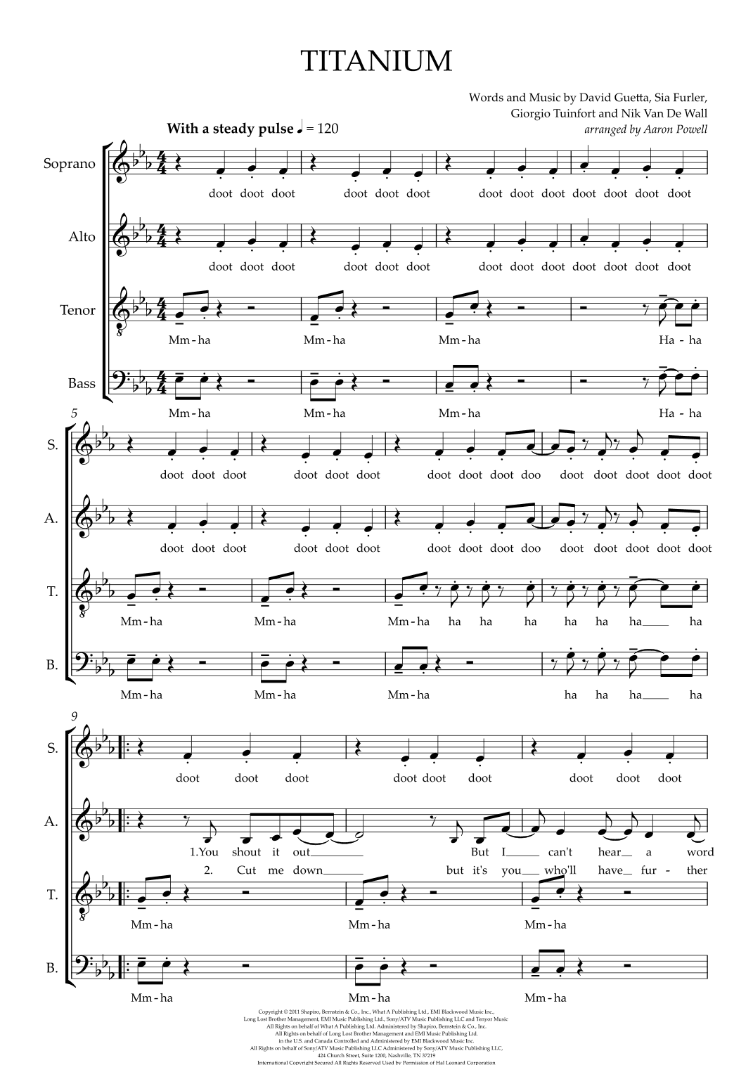 Titanium (arr. Aaron Powell)