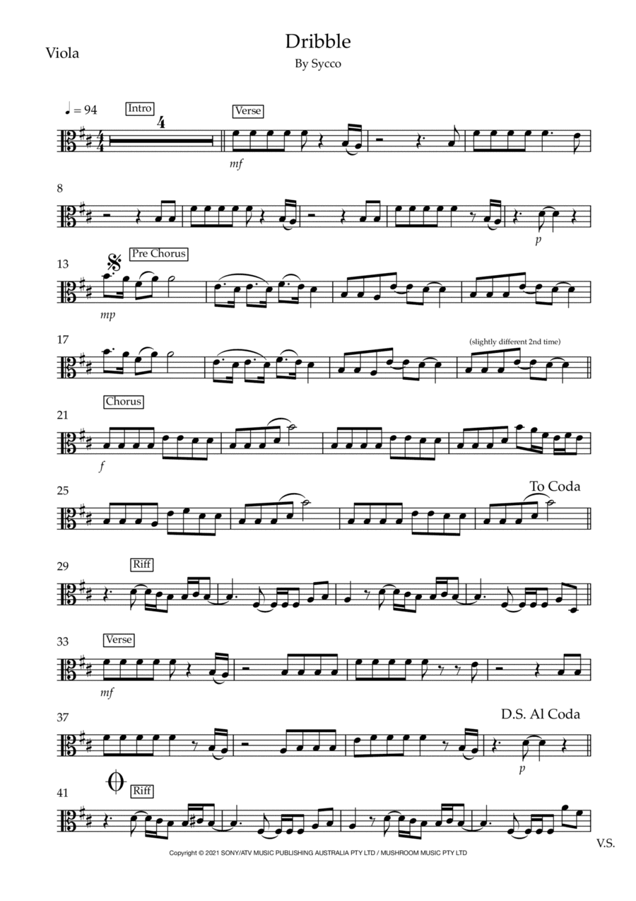 Dribble (arr. Matt Luff)