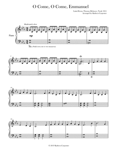 O Come, O Come, Emmanuel (arr. Kathryn Carpenter)