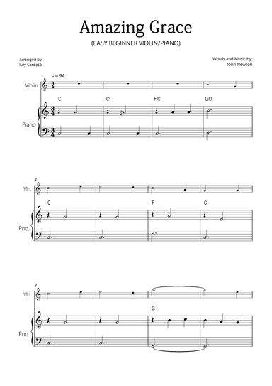 Amazing Grace (arr. Iury Cardoso)