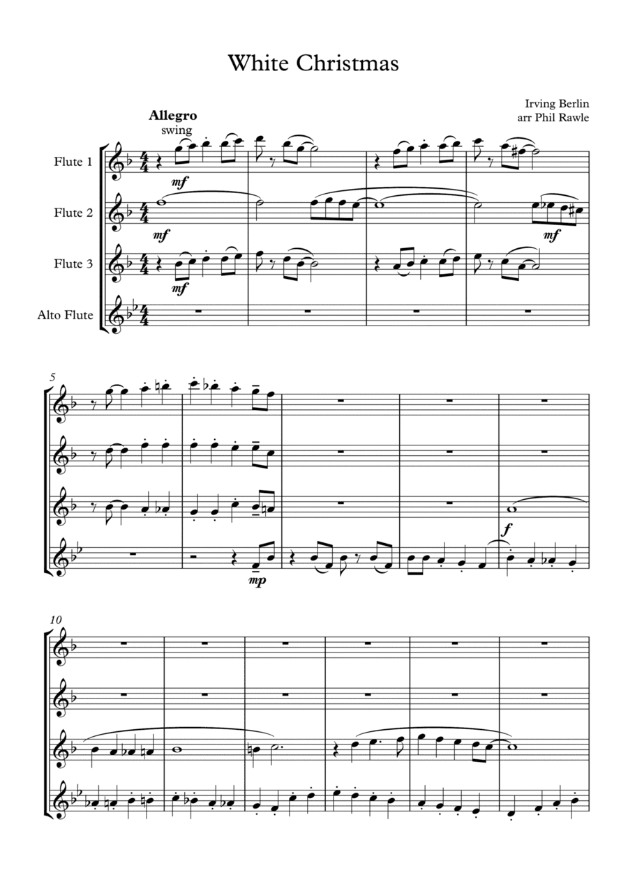 White Christmas (arr. Phil Rawle)
