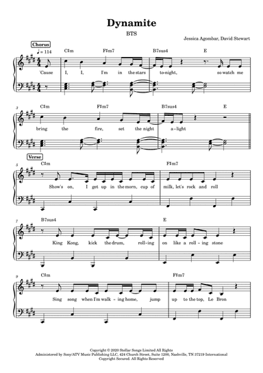 Dynamite (arr. Anacrusa)