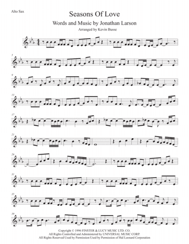Seasons Of Love (arr. Kevin Busse)