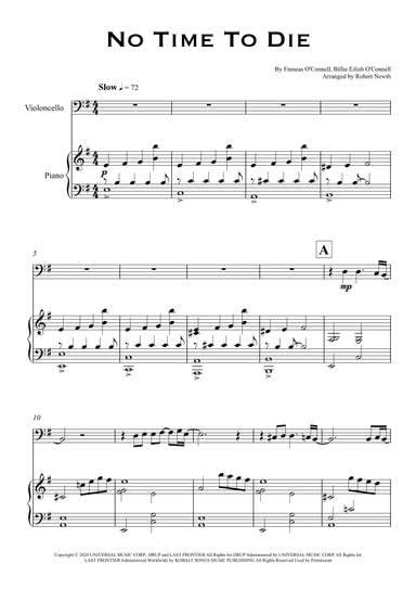 No Time To Die (arr. Robert Newth)