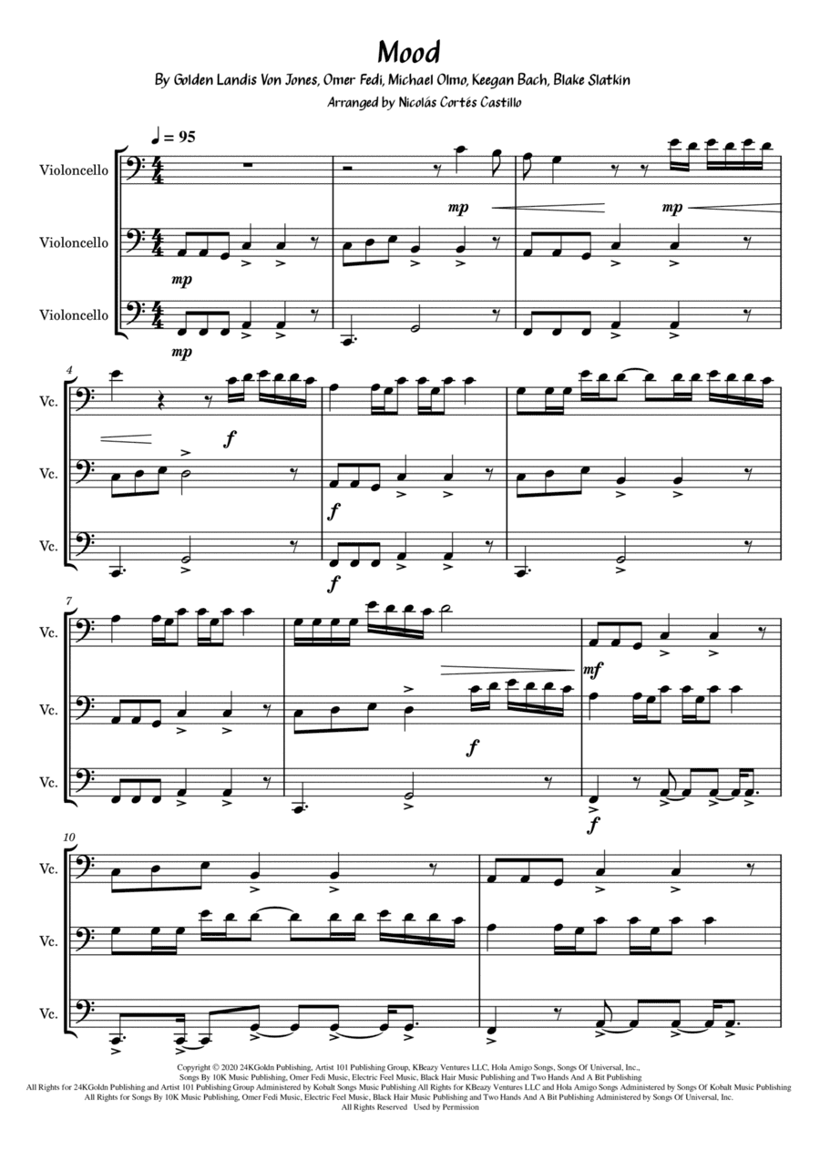 Mood (arr. Nicolás Cortés Castillo)