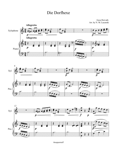 Die Dorfhexe (arr. Nick Lacanski)