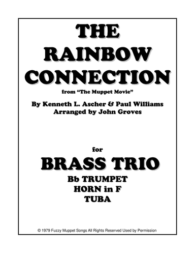 The Rainbow Connection (arr. John Groves)