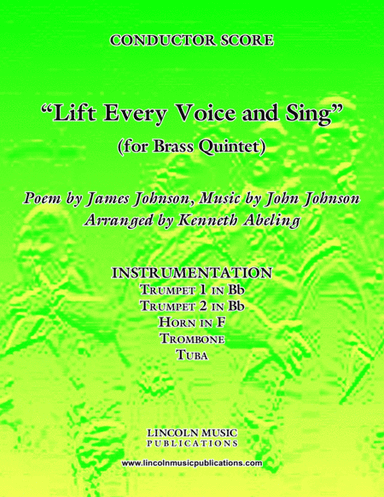 Lift Every Voice and Sing (for Brass Quintet) (arr. Kenneth Abeling)