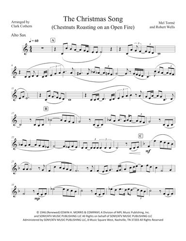 The Christmas Song (chestnuts Roasting On An Open Fire) (arr. Clark Cothern)