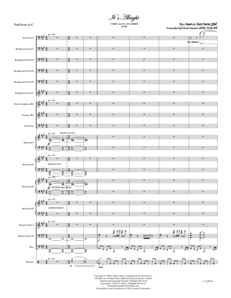 It's Alright (arr. Patrick Sheehan)