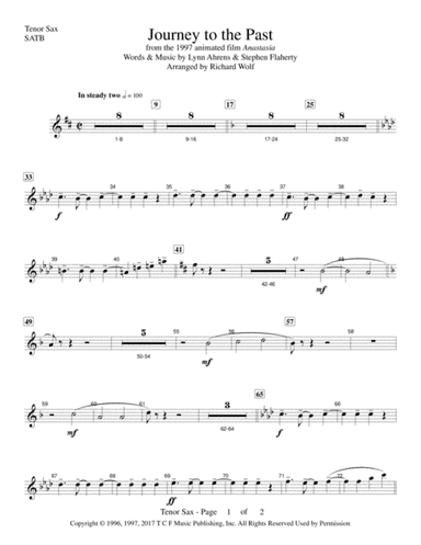 Journey To The Past (arr. arr. Richard Wolf)