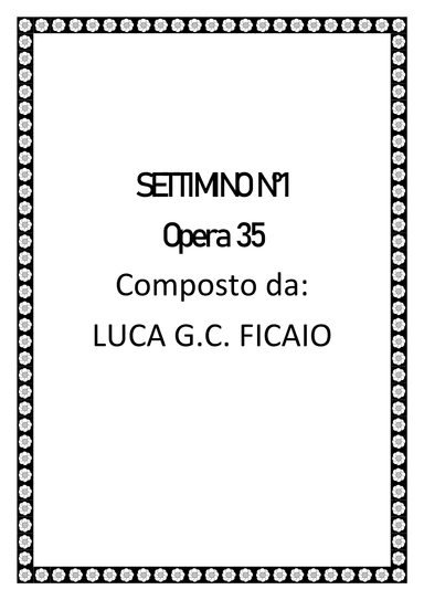 SETTIMINO 1 OPERA 35