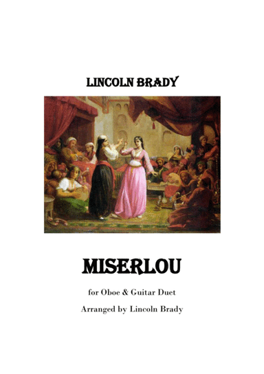 MISERLOU - Guitar and Oboe (or any other treble C instrument) (arr. LINCOLN BRADY)