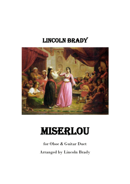 MISERLOU - Guitar and Oboe (or any other treble C instrument) (arr. LINCOLN BRADY)