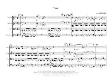 Toxic (arr. Matias Reimondez)