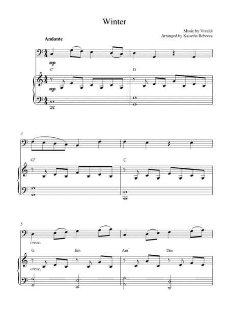 Winter (arr. Kaiserin Rebecca)