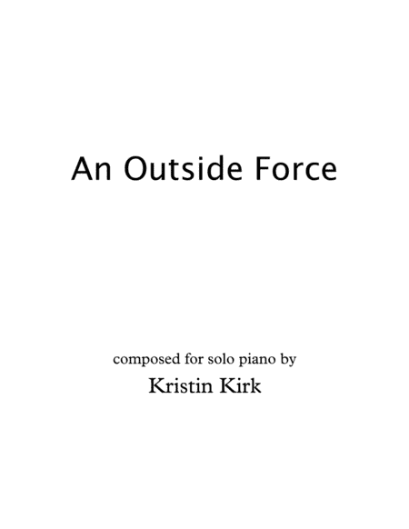 An Outside Force