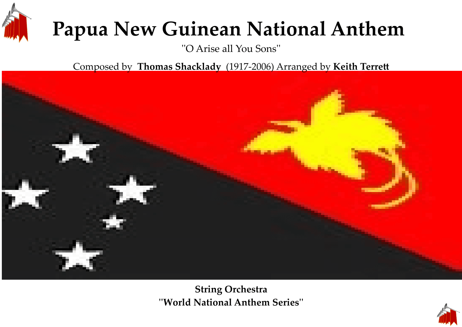 Papua New Guinean National Anthem for String Orchestra (arr. Keith Terrett)