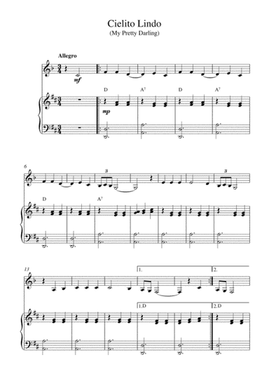 Cielito Lindo (My Pretty Darling) (arr. Kaiserin Rebecca)